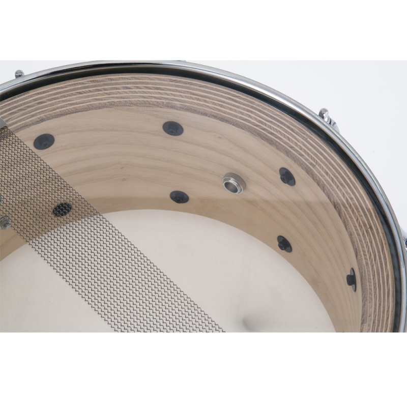 Dixon - 6.5" x 14" Artisan Series Ash Shell Snare, Enchanted Electric Blue Burst