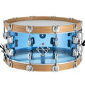 Dixon - Cornerstone 6.5" x 14" Snare, See-Through Blue Acrylic