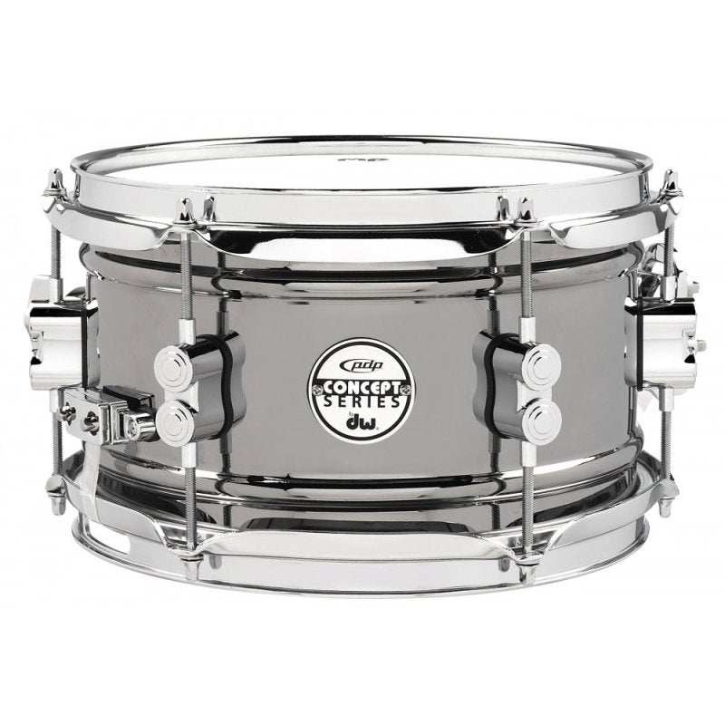 PACIFIC DRUMS & PERC - 6" X 12" Concept Snare Drum, Black Nickel Over Steel
