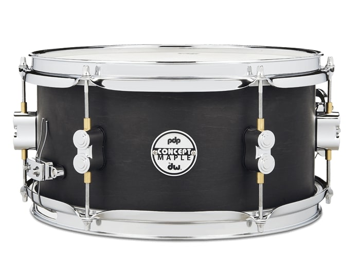 PACIFIC DRUMS & PERC - 6" X 12" Concept Black Wax Maple Snare Drum