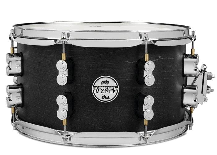 PACIFIC DRUMS & PERC - 7" X 13" Concept Black Wax Maple Snare Drum