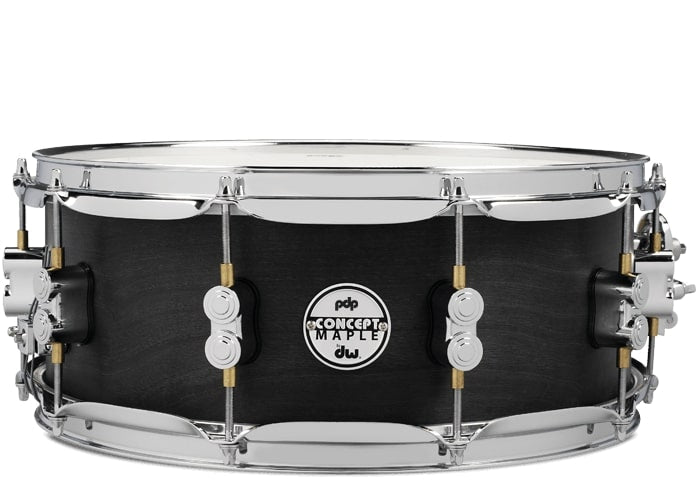 PACIFIC DRUMS & PERC - 5.5" X 14" Concept Black Wax Maple Snare Drum