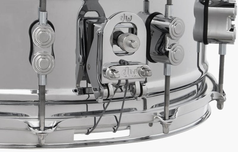 PACIFIC DRUMS & PERC - 6.5" x 14" Dual-beaded, 1mm Rolled Shell, Chrome Over Steel With Chrome Hardware