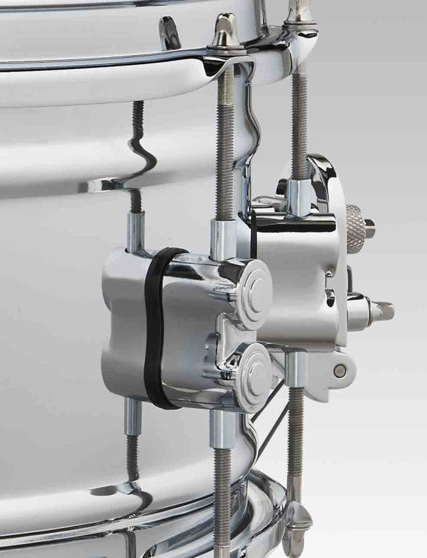 PACIFIC DRUMS & PERC - 6.5" x 14" Dual-beaded, 1mm Rolled Shell, Chrome Over Steel With Chrome Hardware