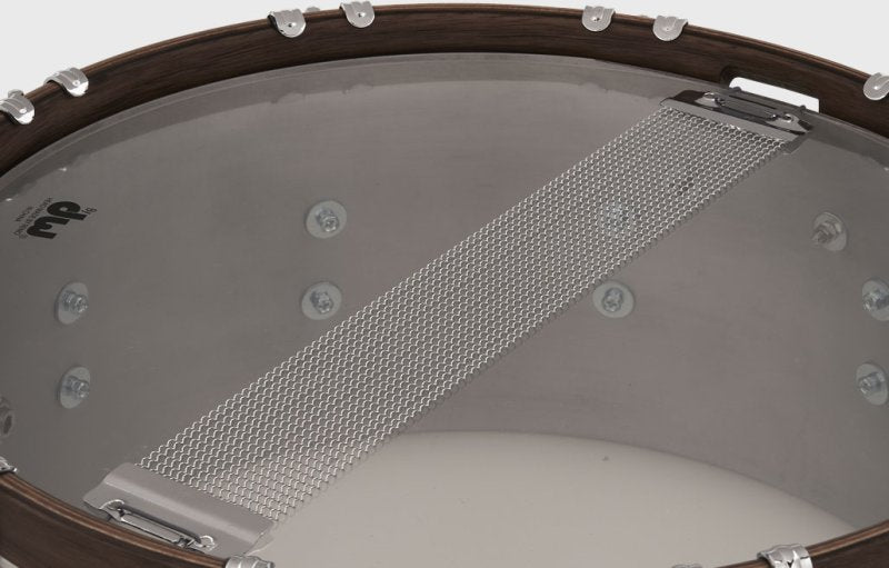 PACIFIC DRUMS & PERC - Concept Select 6.5" x 14'' Snare 3mm Aluminum With Walnut Wood Hoops