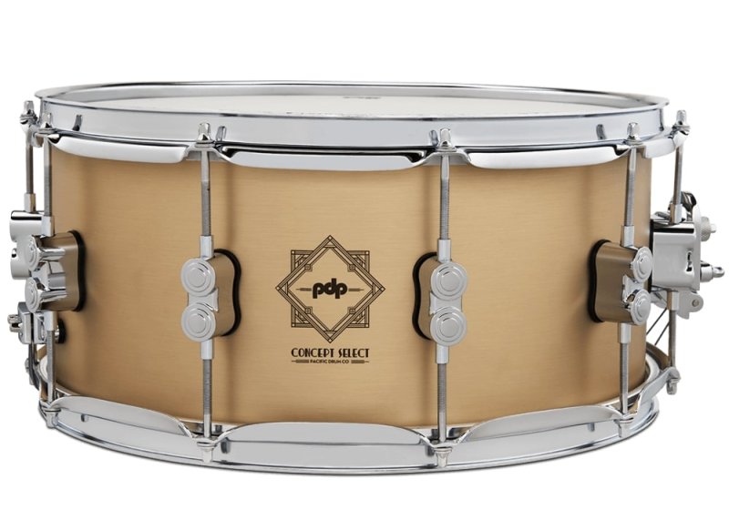 PACIFIC DRUMS & PERC - Concept Select 6.5" x 14'' Snare 3mm Bell Bronze With Chrome Hardware
