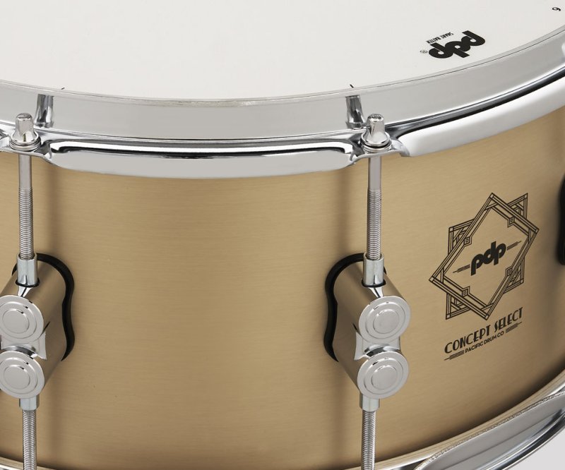 PACIFIC DRUMS & PERC - Concept Select 6.5" x 14'' Snare 3mm Bell Bronze With Chrome Hardware