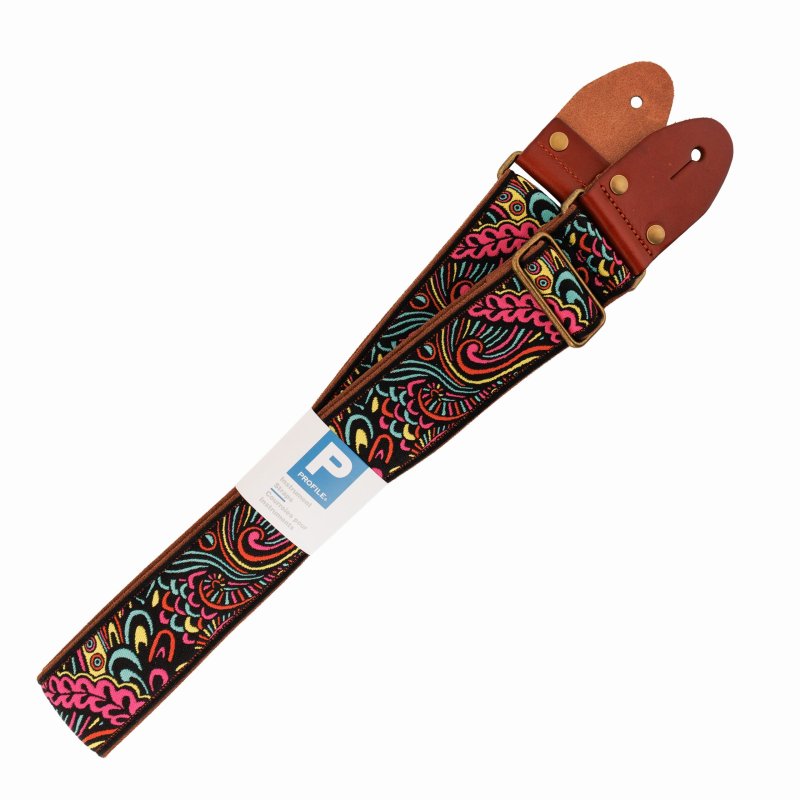 Profile - Deluxe Classic Multi-Color Pattern Weave Jacquard Strap