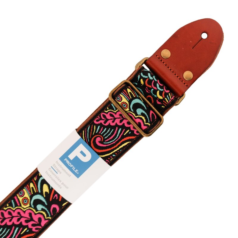 Profile - Deluxe Classic Multi-Color Pattern Weave Jacquard Strap