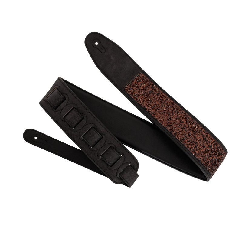 Profile - Leather Black Sparkle Padded Strap