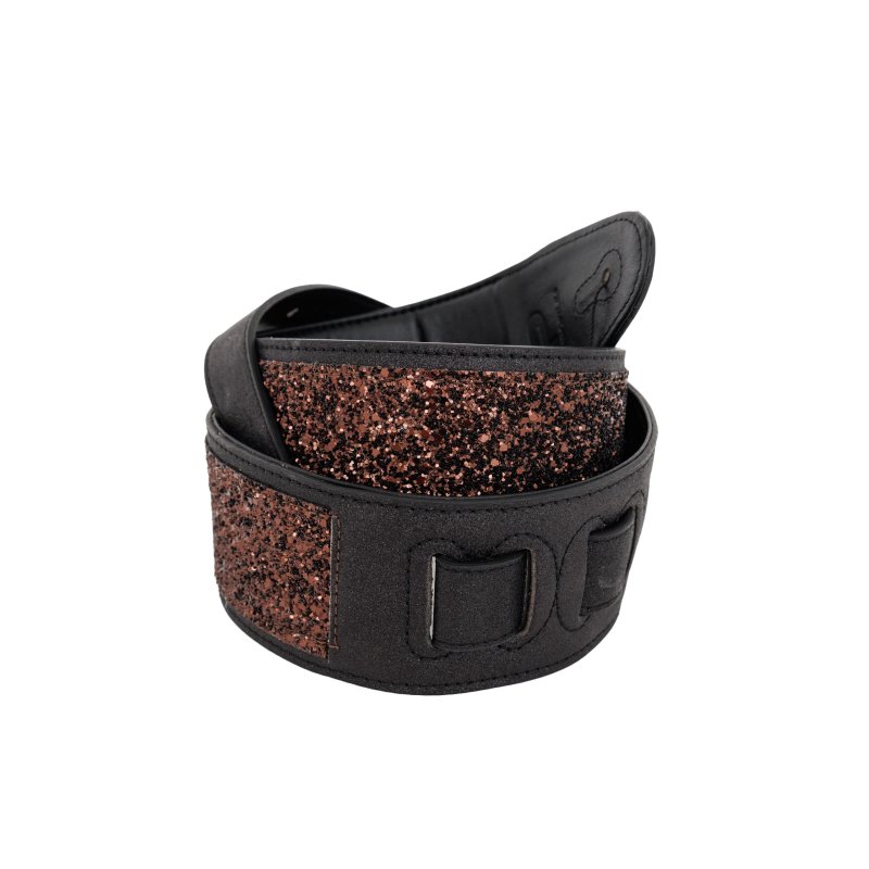 Profile - Leather Black Sparkle Padded Strap