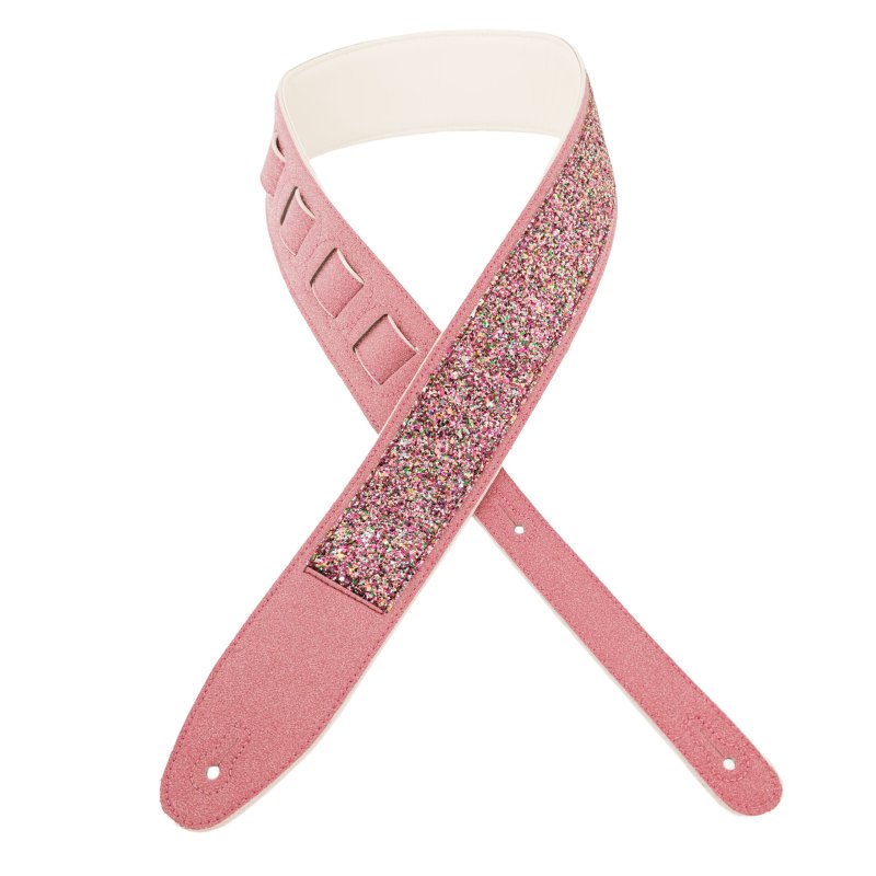 Profile - Leather Pink Sparkle Padded Strap