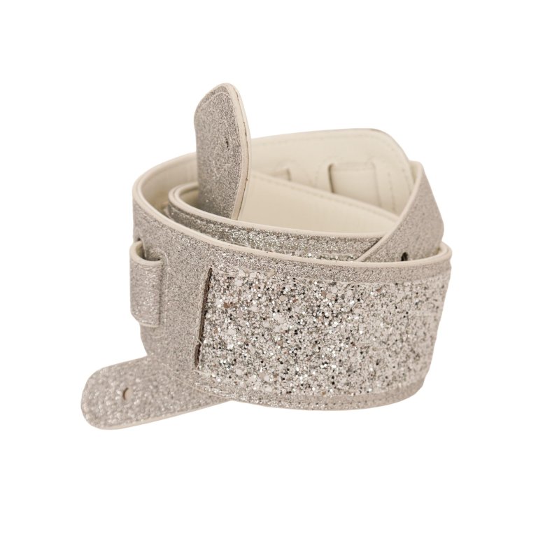 Profile - Leather Silver Sparkle Padded Strap