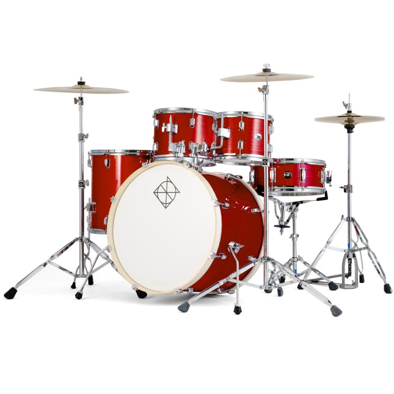 Dixon - Spark 5-Piece Drum Set Pack With 22" Bass Drum, Cyclone Red