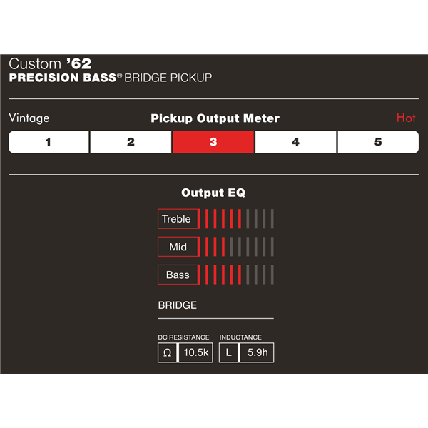 Fender - Custom Shop '62 Precision Bass® Pickup