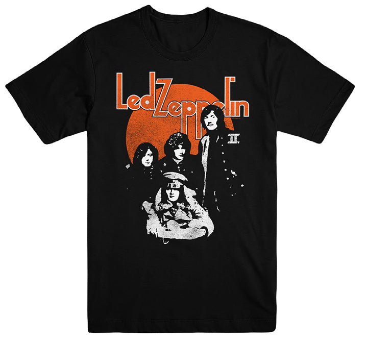 Promuco Percussion - Led Zeppelin T-Shirt - Orange Circle Black T, Medium