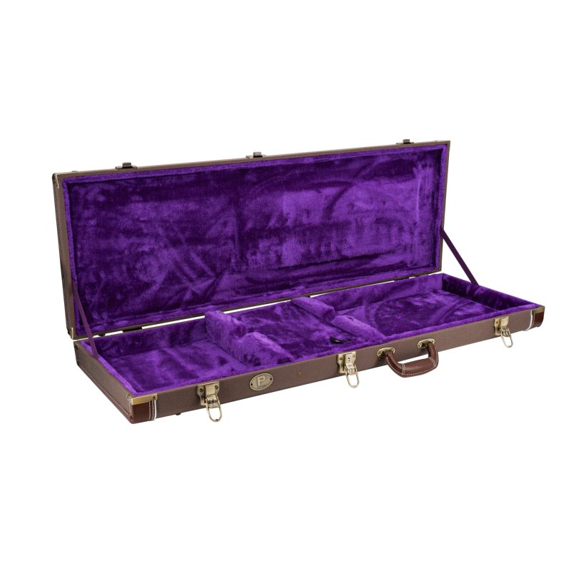 Profile - Electric Guitar Case, Brown Leather