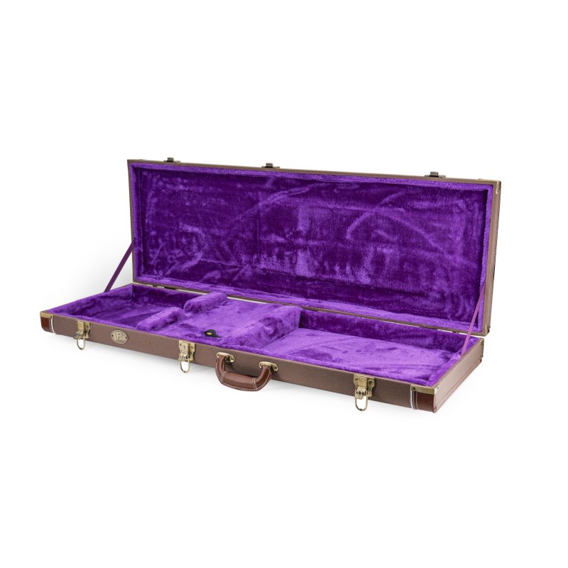 Profile - Electric Guitar Case, Brown Leather