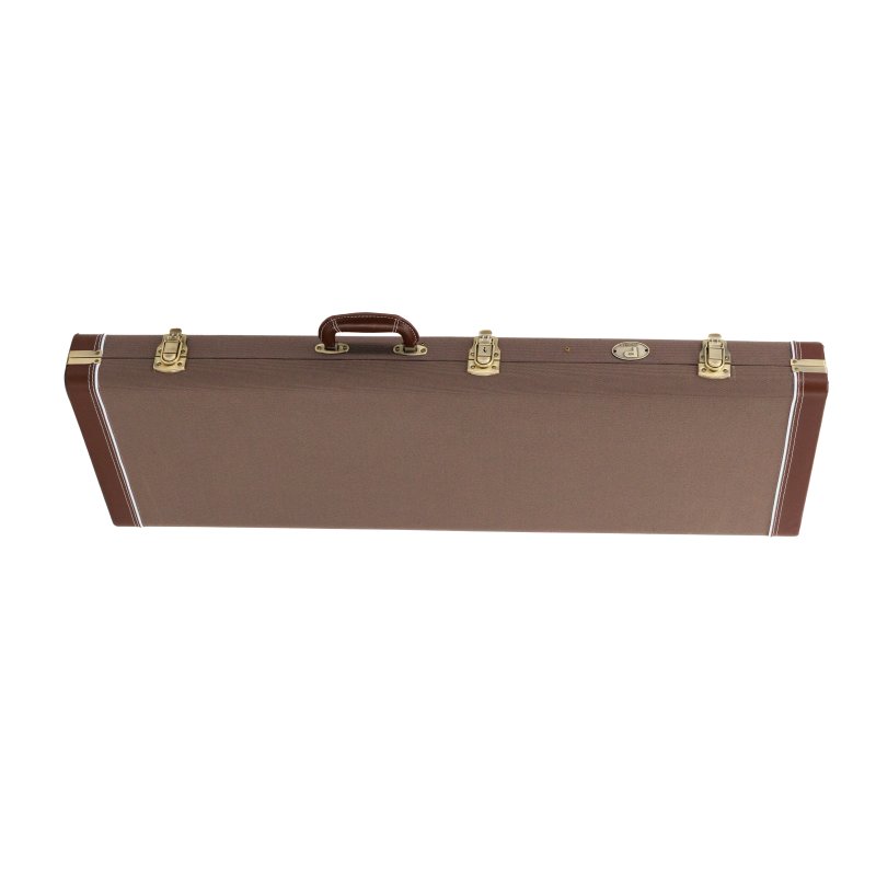 Profile - Electric Guitar Case, Brown Leather