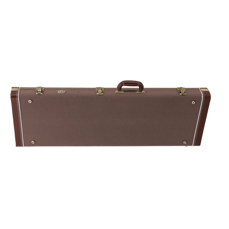 Profile - Electric Guitar Case, Brown Leather