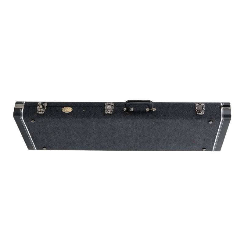 Profile - Electric Guitar Case, Black Leather