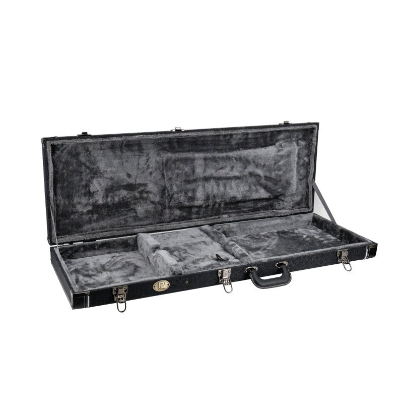 Profile - Electric Guitar Case, Black Leather