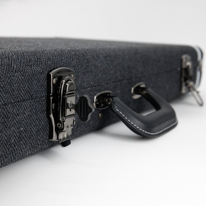 Profile - Electric Guitar Case, Black Leather