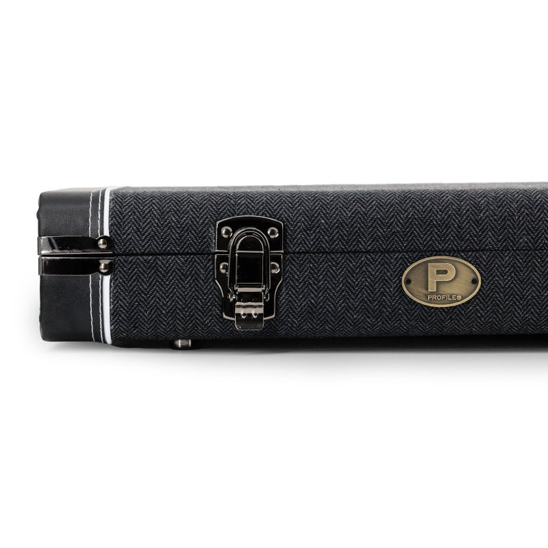 Profile - Electric Guitar Case, Black Leather