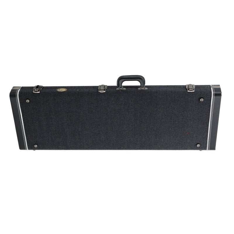 Profile - Electric Guitar Case, Black Leather