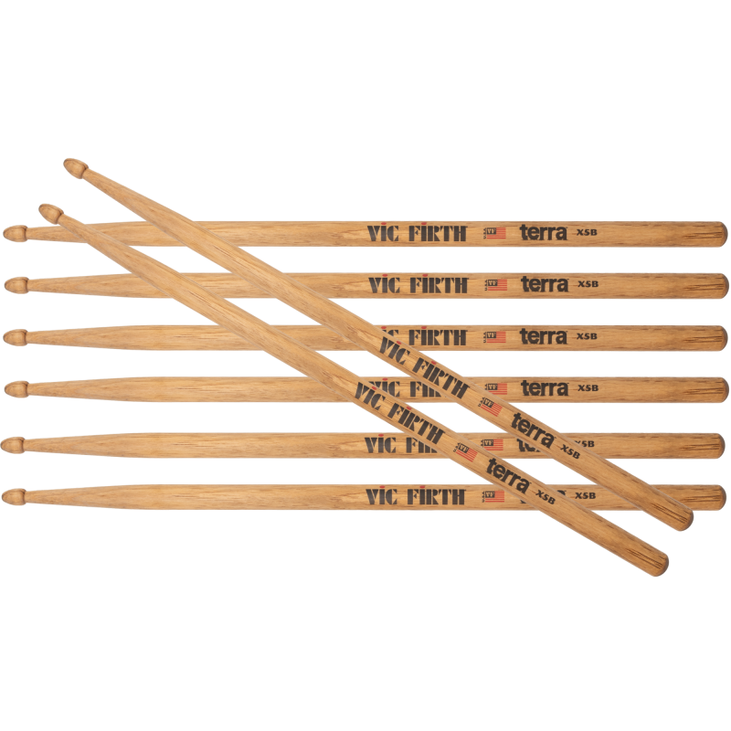 Vic Firth - American Classic X5B Terra Series Drumsticks (4-Pair Value Pack)