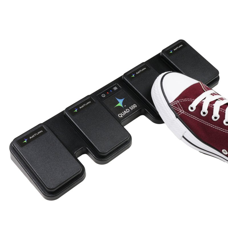 Air Turn - Four Pedal Wireless Controller With Bluetooth 5