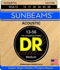 DR Handmade Strings - Sunbeam Acoustic Guitar Strings, Medium (13-56)