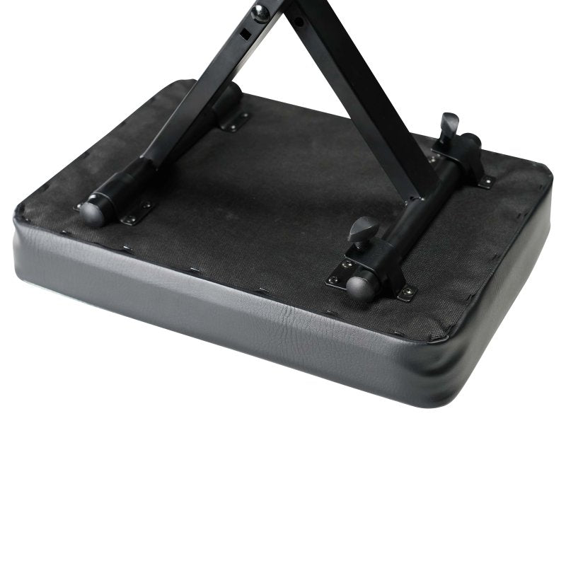 Gator - Adjustable Keyboard Bench with Steel Construction, Black