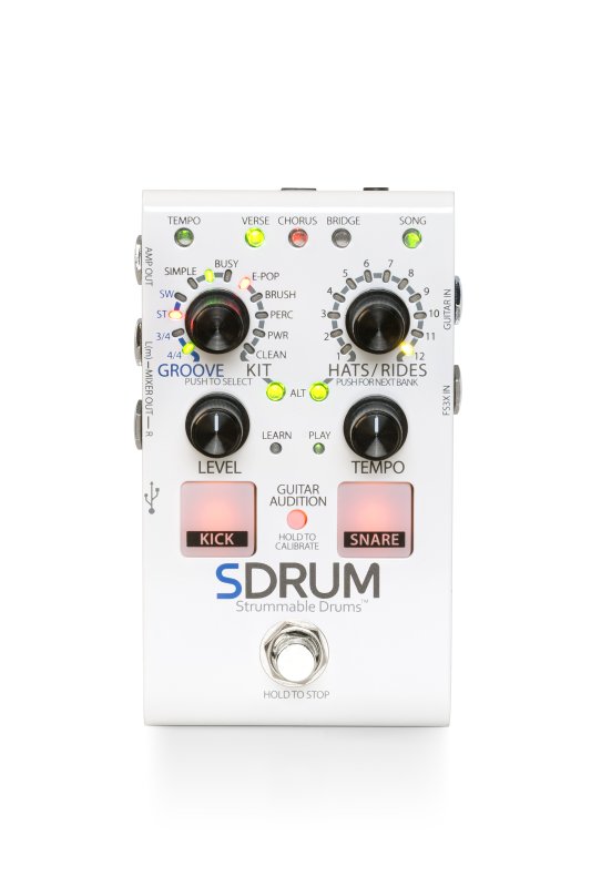 Digitech - Strummable Drums Auto Drummer Guitar Effect Pedal