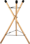 Sela Percussion - Foldable & Height Adjustable Handpan Stand, Beech Wood