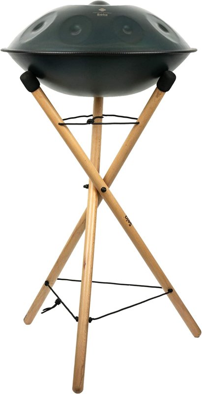 Sela Percussion - Foldable & Height Adjustable Handpan Stand, Beech Wood