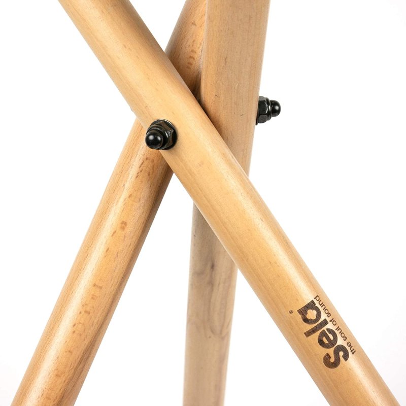 Sela Percussion - Foldable & Height Adjustable Handpan Stand, Beech Wood