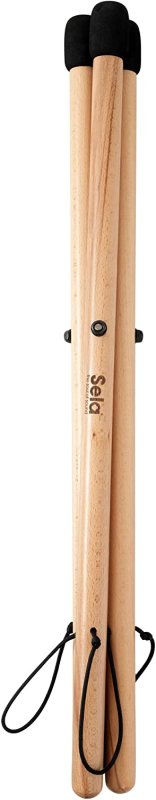 Sela Percussion - Foldable & Height Adjustable Medium Handpan Stand, Beech Wood