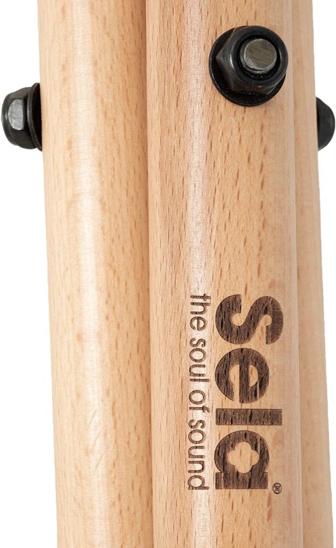 Sela Percussion - Foldable & Height Adjustable Medium Handpan Stand, Beech Wood