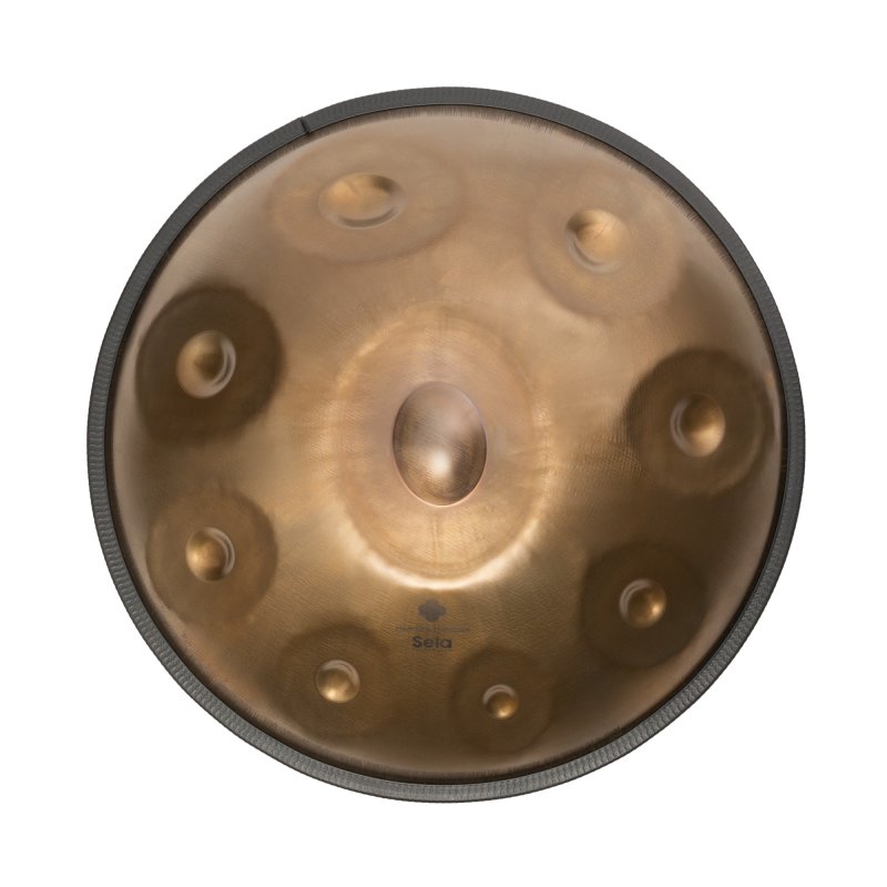 Sela Percussion - Harmony Handpan D Kurd With Nylon Carrying Bag, Stainless Steel