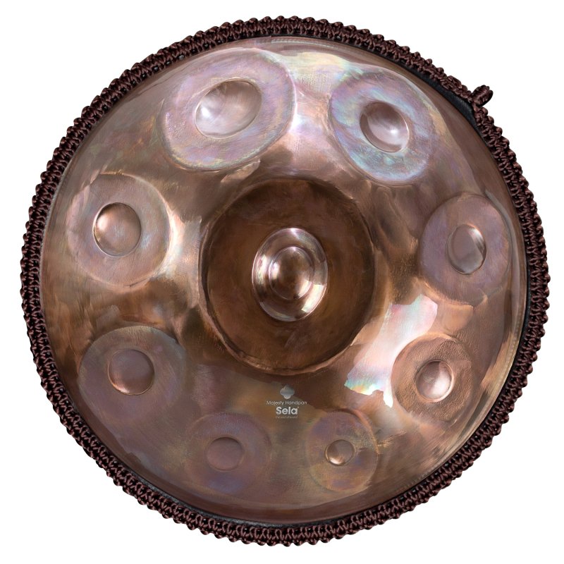 Sela Percussion - Majesty Handpan B Minor 9 Stainless Steel With Padded Bag