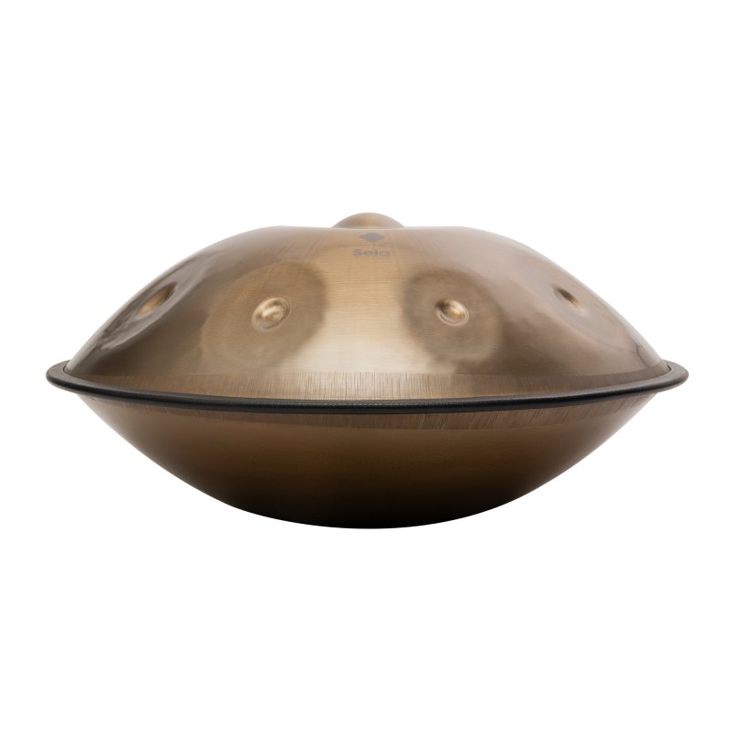 Sela Percussion - Harmony Handpan Bb2 Amara Stainless Steel With Padded Bag, Stainless Steel