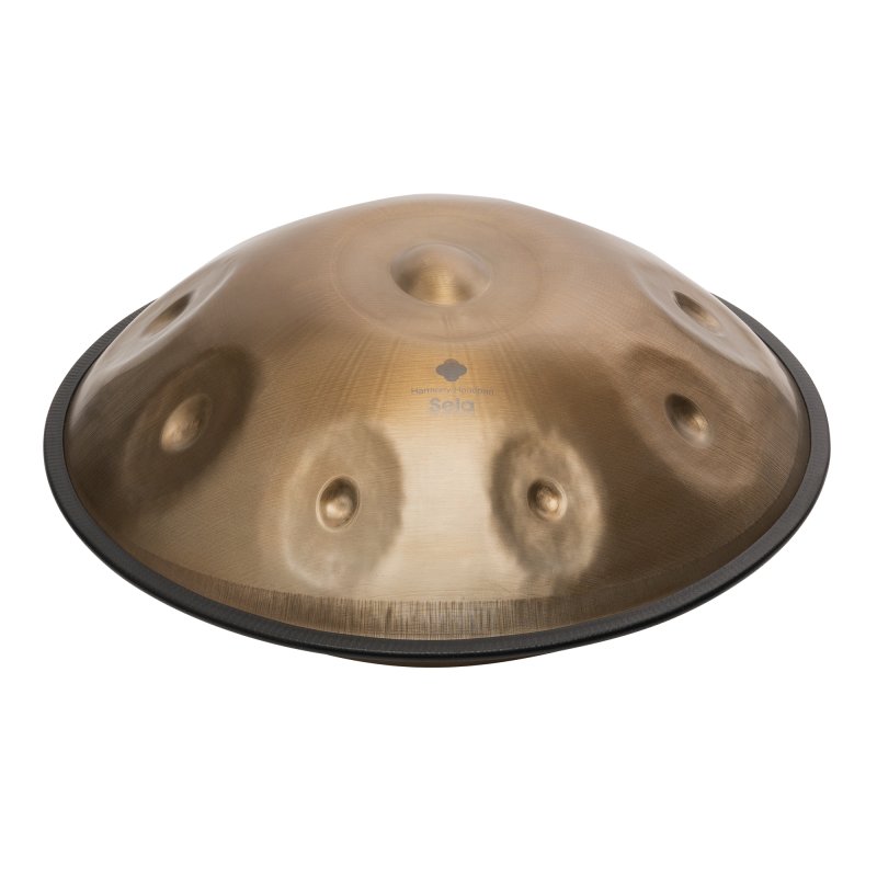 Sela Percussion - Harmony Handpan Bb2 Amara Stainless Steel With Padded Bag, Stainless Steel