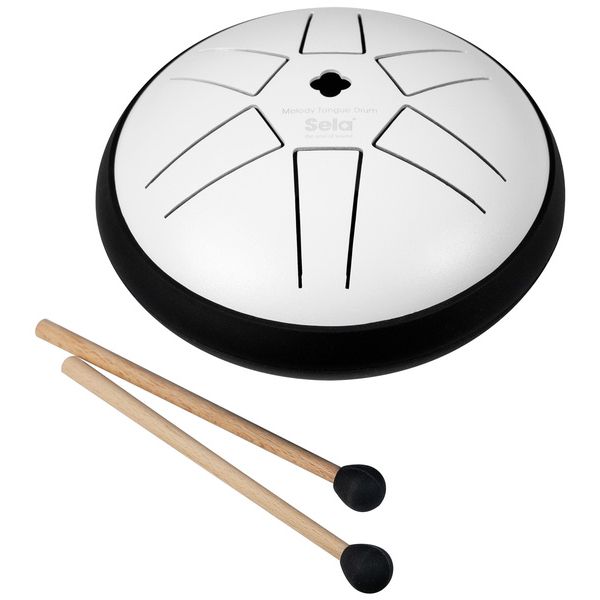 Sela Percussion - 5.5" Melody Tongue Drum B5, White