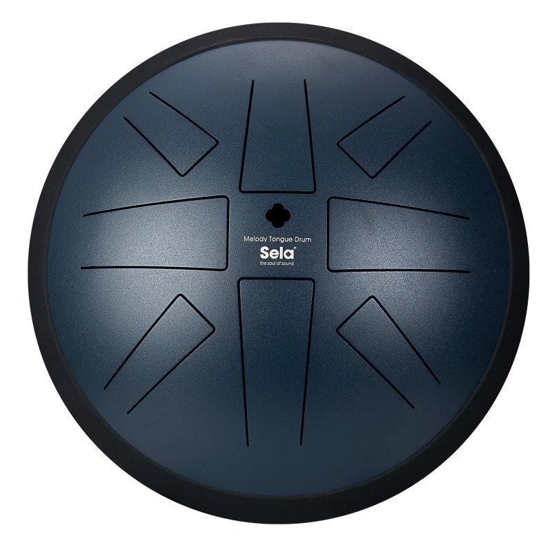 Sela Percussion - Melody Tongue Drum 10“ D Akebono Navy Blue With Mallets And Bag