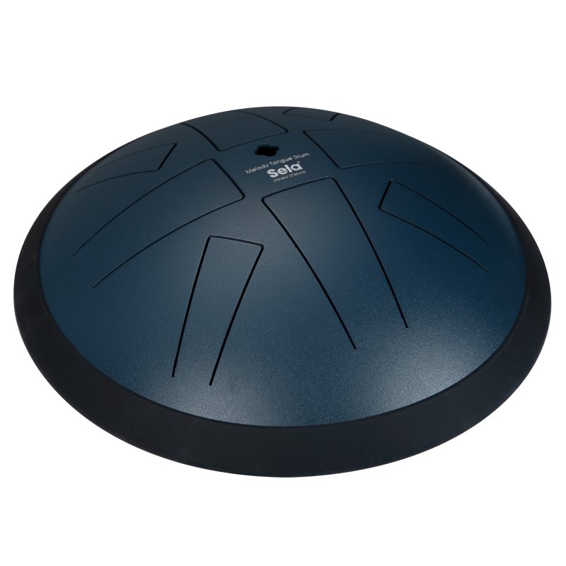 Sela Percussion - Melody Tongue Drum 10“ D Akebono Navy Blue With Mallets And Bag