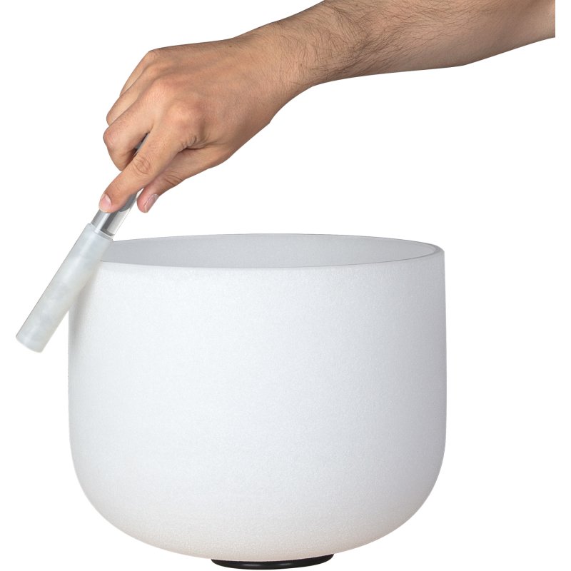Sela Percussion - Crystal Bowl Mallet Crystal Half Coated