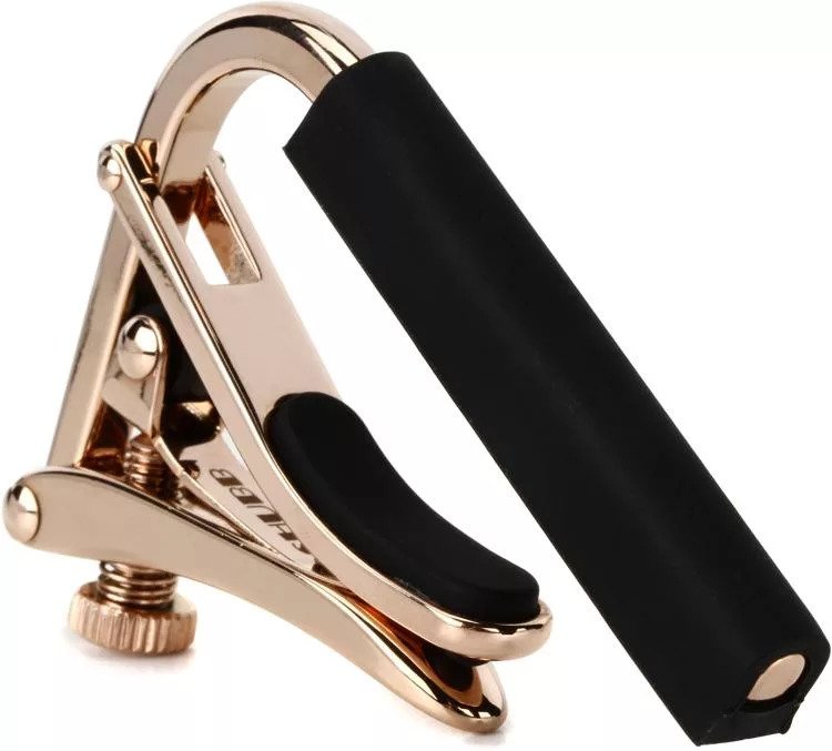 Shubb - Royale Series, Rose Gold Titanium Finish Capo For Classical Guitar