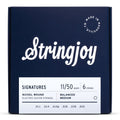 Stringjoy - Balanced Medium Gauge (11-50) Nickel Wound Electric Guitar Strings