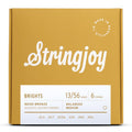 Stringjoy - Medium Gauge (13-56) 80/20 Bronze Acoustic Guitar Strings